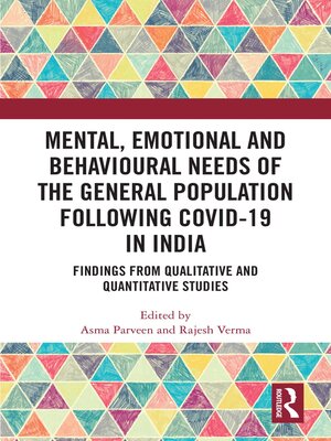 cover image of Mental, Emotional and Behavioural Needs of the General Population Following COVID-19 in India